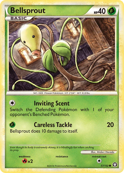 Bellsprout (57/102) [HeartGold & SoulSilver: Triumphant] - for just $0.15! 