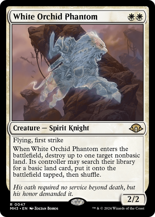 White Orchid Phantom (MH3-047) - Modern Horizons 3 - for just $0.09! 