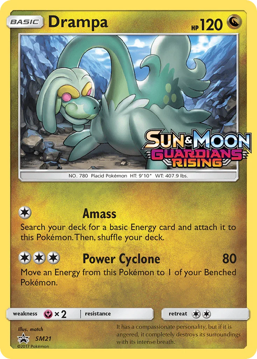 Drampa (SM21) [Sun & Moon: Black Star Promos] - for just $5.80! 