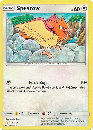 Spearow (13/30) [Sun & Moon: Trainer Kit - Alolan Raichu] - for just $0.10! 