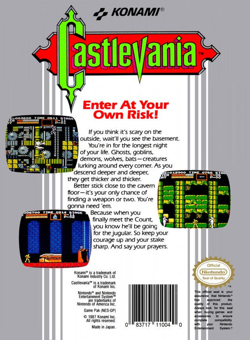 Castlevania  – Nintendo Entertainment System (NES) - for just $34.99! 