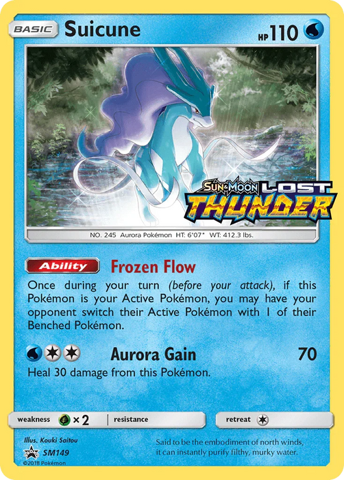 Suicune (SM149) [Sun & Moon: Black Star Promos] - for just $7.90! 