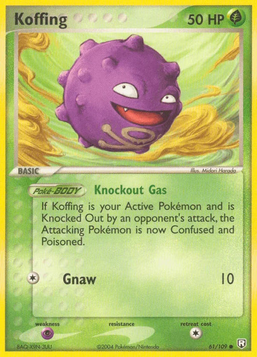 Koffing (61/109) [EX: Team Rocket Returns] - for just $0.45! 