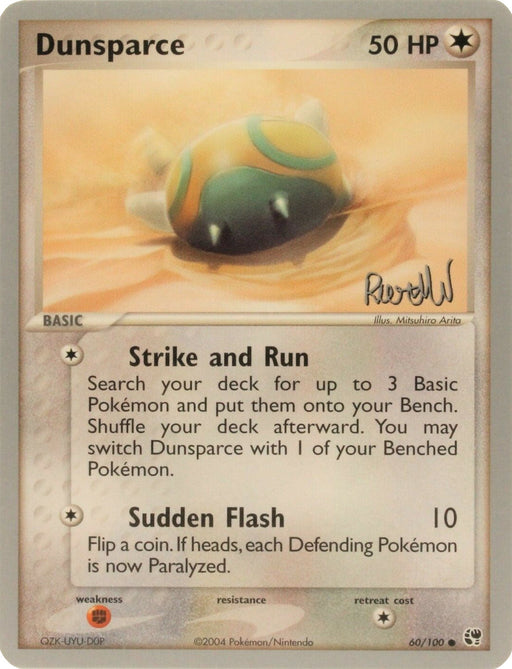 Dunsparce (60/100) (Rocky Beach - Reed Weichler) [World Championships 2004] - Just $2.30! Shop now at Retro Gaming of Denver