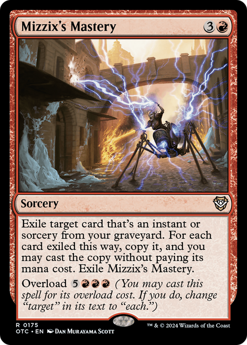 Mizzix's Mastery (OTC-175) - Outlaws of Thunder Junction Commander - for just $2.37! 