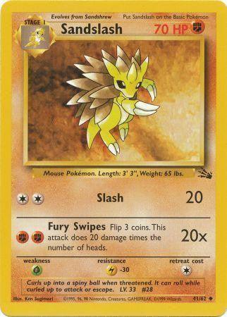 Sandslash (41/62) [Fossil Unlimited] - for just $0.35! 