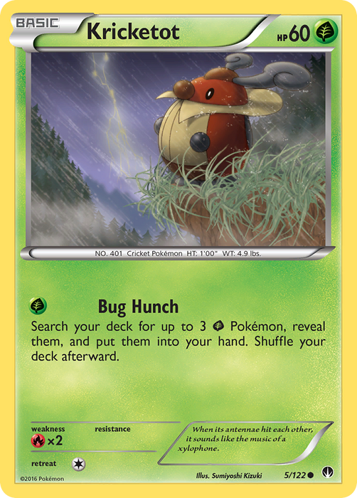 Kricketot (5/122) [XY: BREAKpoint] - Just $0.10! Shop now at Retro Gaming of Denver