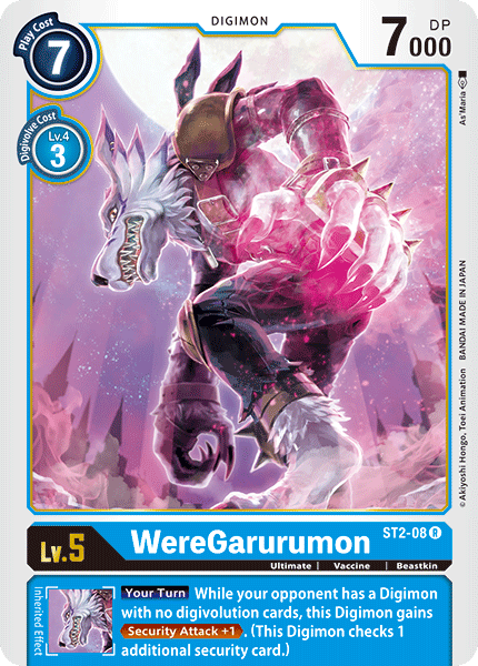 WereGarurumon [ST2-08] [Starter Deck: Cocytus Blue] - Just $0.09! Shop now at Retro Gaming of Denver