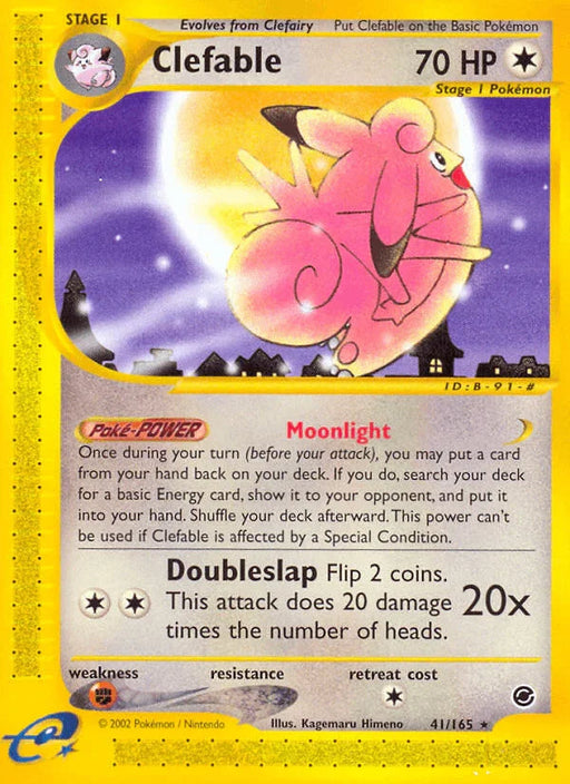 Clefable (41/165) [Expedition: Base Set] - for just $2.90! 