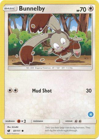 Bunnelby (87/111) (Deck Exclusive #4) [Sun & Moon: Trainer Kit - Alolan Ninetales] - for just $0.10! 