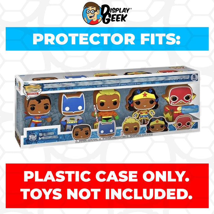 Pop Protector for 5 Pack DC Gingerbread Funko Pop - for just $15.99! 