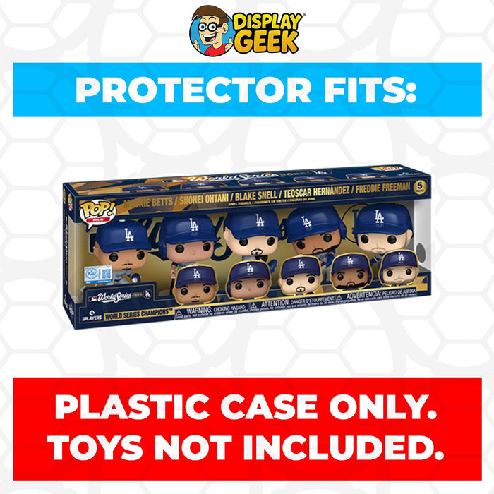 Pop Protector for Funko Pop 5 Pack Los Angeles Dodgers 2025 World Series Champions Box - for just $16.99! 