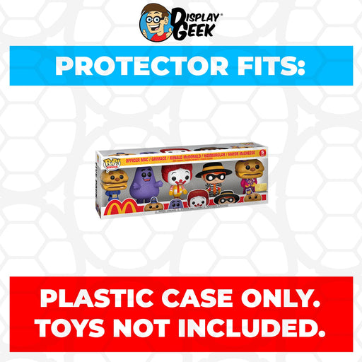 Pop Protector for 5 Pack McDonald's Mascots Funko Pop - for just $15.99! 