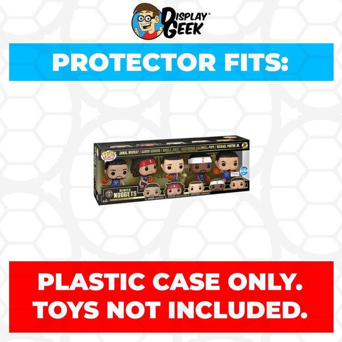 Pop Protector for 5 Pack Denver Nuggets 2023 NBA Championship Funko Pop - for just $15.99! 