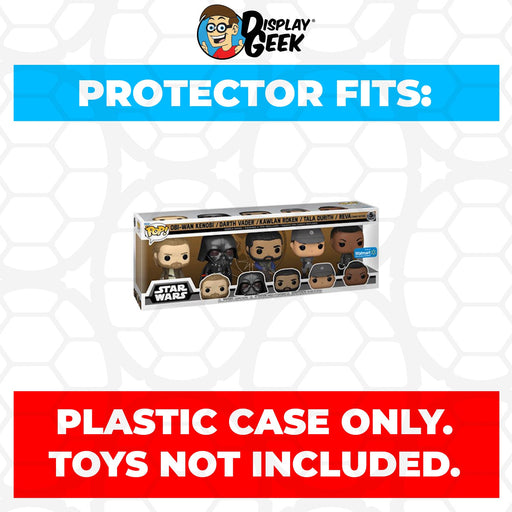 Pop Protector for 5 Pack Obi-Wan, Vader, Kawlan, Tala & Reva Funko Pop - Just $15.99! Shop now at Retro Gaming of Denver