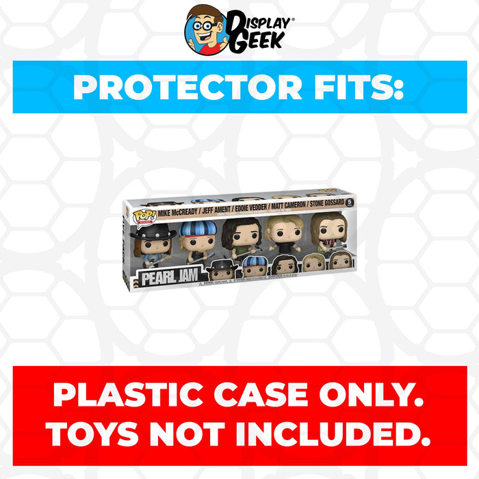 Pop Protector for 5 Pack Pearl Jam Funko Pop - for just $15.99! 