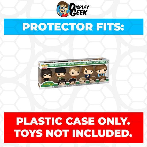 Pop Protector for 5 Pack The Beach Boys Funko Pop - for just $15.99! 