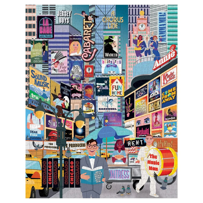 50 Must-See Musicals Bucket List 1000 Piece Jigsaw Puzzle Ridley - for just $21.99! 