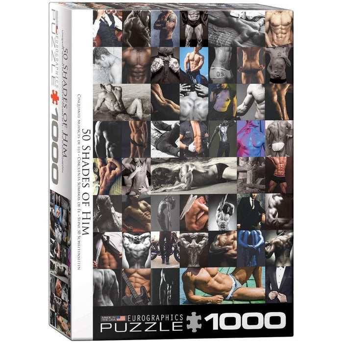 50 Shades of Him 1000 Piece Jigsaw Puzzle Eurographics - for just $19.99! 