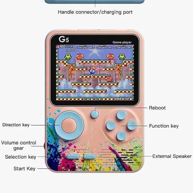 500 Games Mini Handheld Retro Portable Video Game Console - for just $28! 