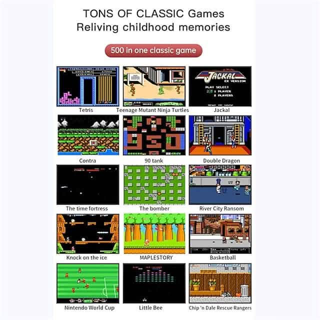 500 Games Mini Handheld Retro Portable Video Game Console - for just $28! 