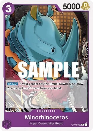 Minorhinoceros (OP03-069) - Pillars of Strength - for just $0.05! 