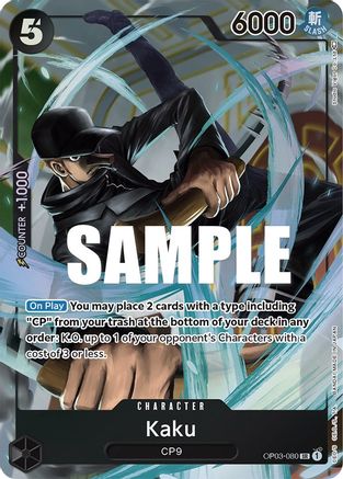 Kaku (080) (Alternate Art) (OP03-080) - Pillars of Strength Foil - for just $2.10! 