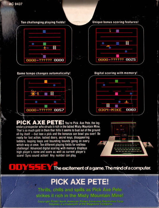 Pick Axe Pete! (Odyssey 2) - for just $0! 