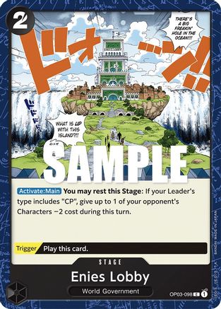 Enies Lobby (OP03-098) - Pillars of Strength - for just $0.05! 