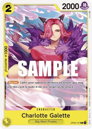 Charlotte Galette (OP03-107) - Pillars of Strength - for just $0.05! 