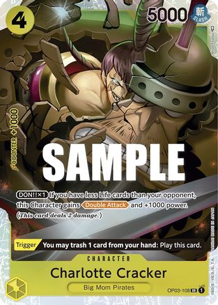Charlotte Cracker (OP03-108) - Pillars of Strength Foil - for just $0.18! 