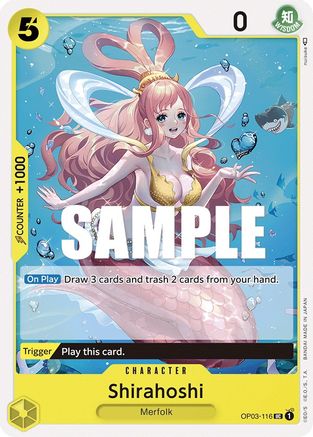 Shirahoshi (OP03-116) - Pillars of Strength - for just $0.05! 