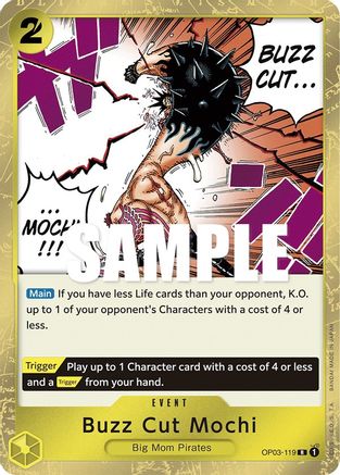 Buzz Cut Mochi (OP03-119) - Pillars of Strength Foil - for just $0.10! 