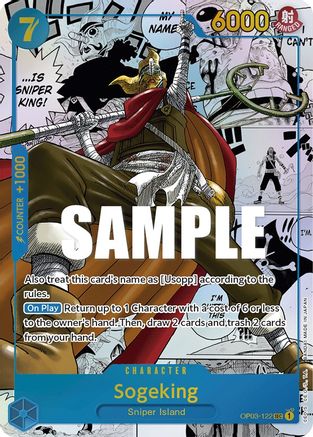 Sogeking (Alternate Art) (Manga) (OP03-122) - Pillars of Strength Foil - for just $480.90! 