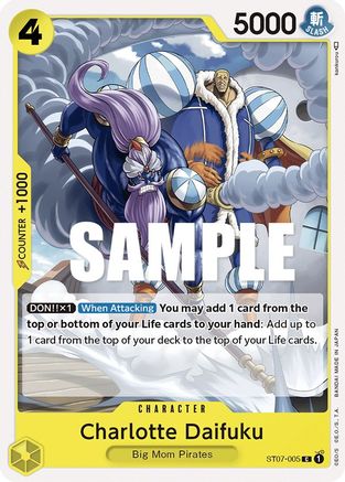 Charlotte Daifuku (ST07-005) - Starter Deck 7: Big Mom Pirates - for just $0.08! 