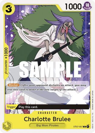 Charlotte Brulee (ST07-007) - Starter Deck 7: Big Mom Pirates - for just $0.15! 