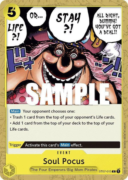 Soul Pocus [Starter Deck: Big Mom Pirates] - for just $0.25! 