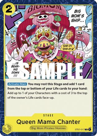 Queen Mama Chanter (ST07-017) - Starter Deck 7: Big Mom Pirates - for just $0.25! 