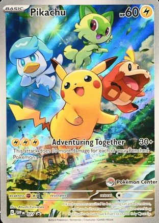 Pikachu 027 - SV Scarlet & Violet Promo Cards - Holofoil - for just $76.24! 
