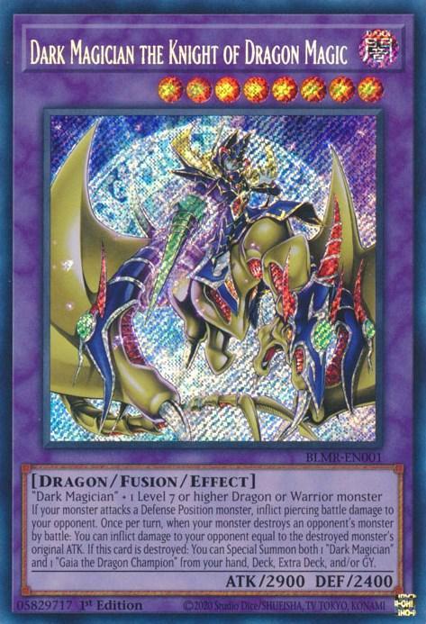 Dark Magician the Knight of Dragon Magic [BLMR-EN001] Secret Rare - for just $1.35! 