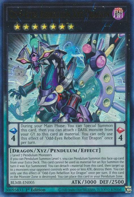 Odd-Eyes Rebellion Xyz Dragon [BLMR-EN005] Ultra Rare - for just $0.15! 