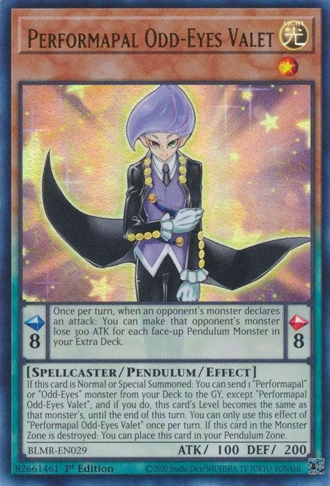 Performapal Odd-Eyes Valet [BLMR-EN029] Ultra Rare - for just $0.10! 