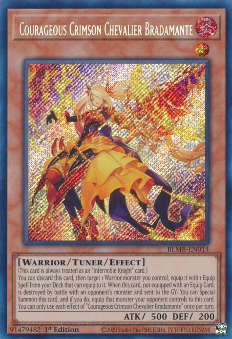 Courageous Crimson Chevalier Bradamante [BLMR-EN014] Secret Rare - for just $0.20! 