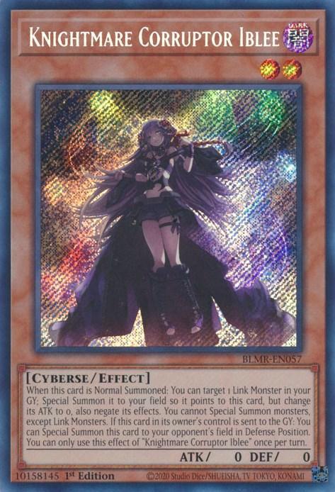 Knightmare Corruptor Iblee [BLMR-EN057] Secret Rare - for just $0.20! 