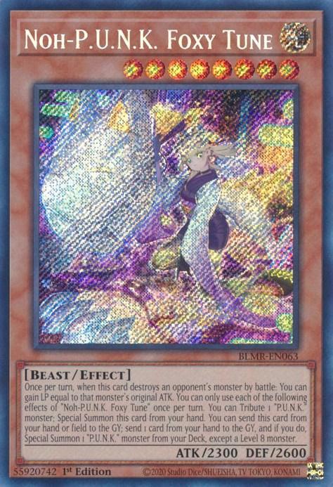Noh-P.U.N.K. Foxy Tune [BLMR-EN063] Secret Rare - for just $0.25! 