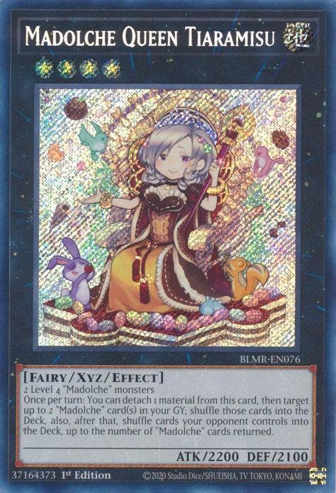 Madolche Queen Tiaramisu [BLMR-EN076] Secret Rare - for just $0.20! 