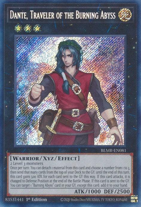 Dante, Traveler of the Burning Abyss [BLMR-EN081] Secret Rare - for just $0.15! 