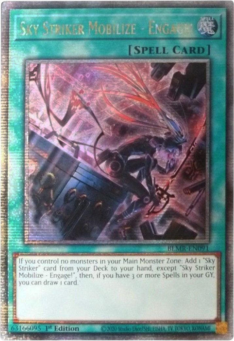 Sky Striker Mobilize - Engage! [BLMR-EN091] Quarter Century Secret Rare - for just $73.70! 