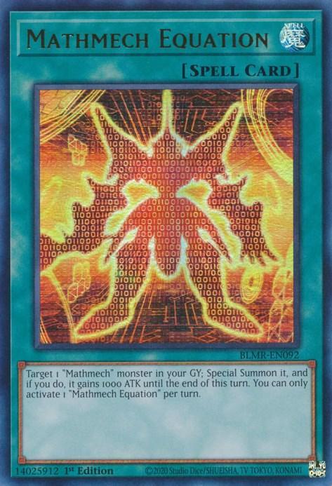 Mathmech Equation [BLMR-EN092] Ultra Rare - for just $0.10! 