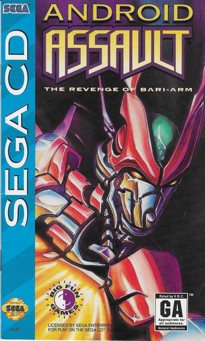 Android Assault: The Revenge of Bari-Arm (Sega CD) - for just $0! 